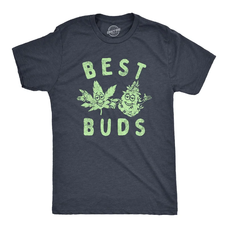 men's slim t-shirts -Best Buds Men's T Shirt