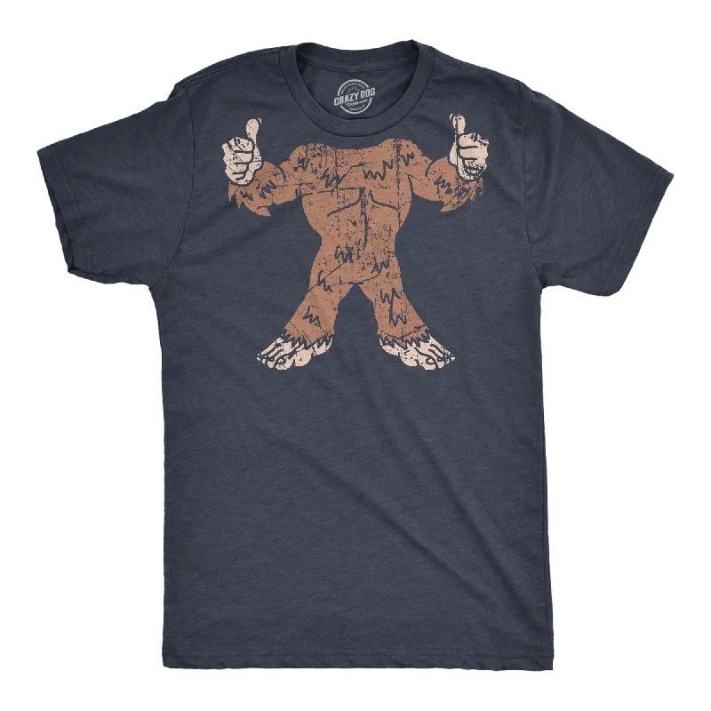 men's basic white t-shirts -Bigfoot Body Men's T Shirt