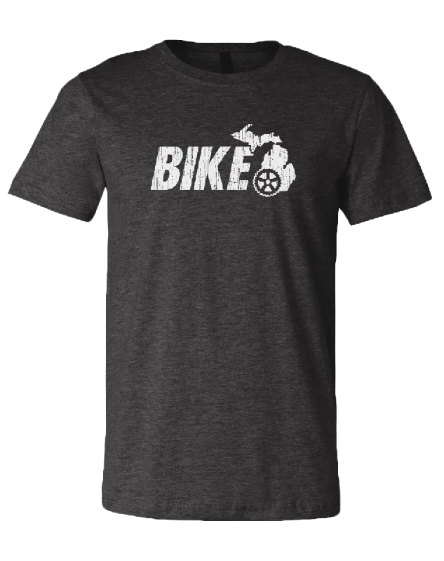 men's statement t-shirts -Bike Michigan Unisex T-Shirt