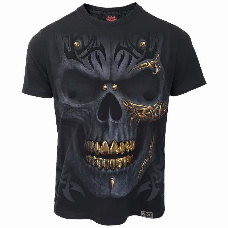 men's high-performance t-shirts -BLACK GOLD - Organic T-Shirt