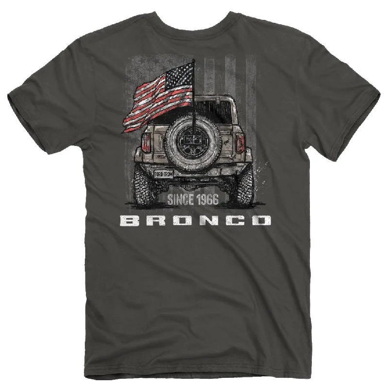 men's soft and breathable t-shirts -Ford Bronco - Freedom T-Shirt