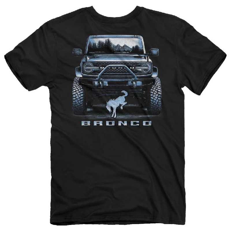 men's slim-fit plain t-shirts -Ford Bronco - Trail Buster T-Shirt