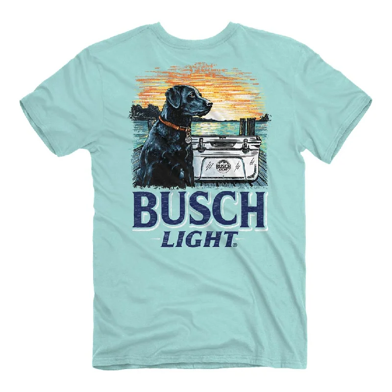 men's graphic design t-shirts -Busch Light - Lake Buddy T-Shirt