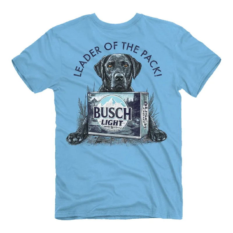 men's printed logo tees -Busch Light - Pack Leader T-Shirt