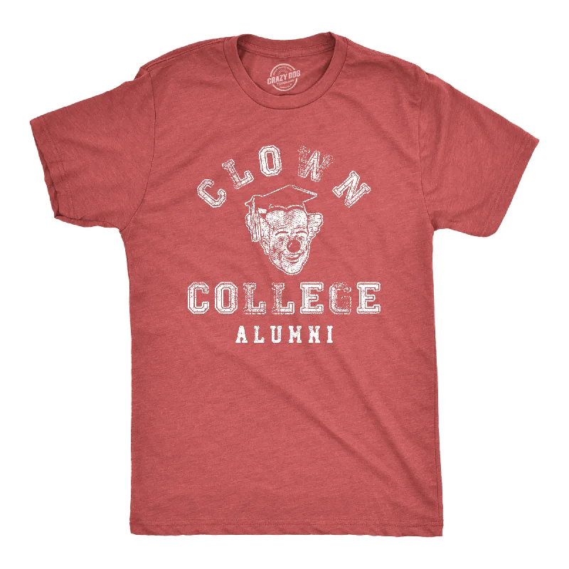 men's oversized graphic t-shirts -Clown College Alumni Men's T Shirt