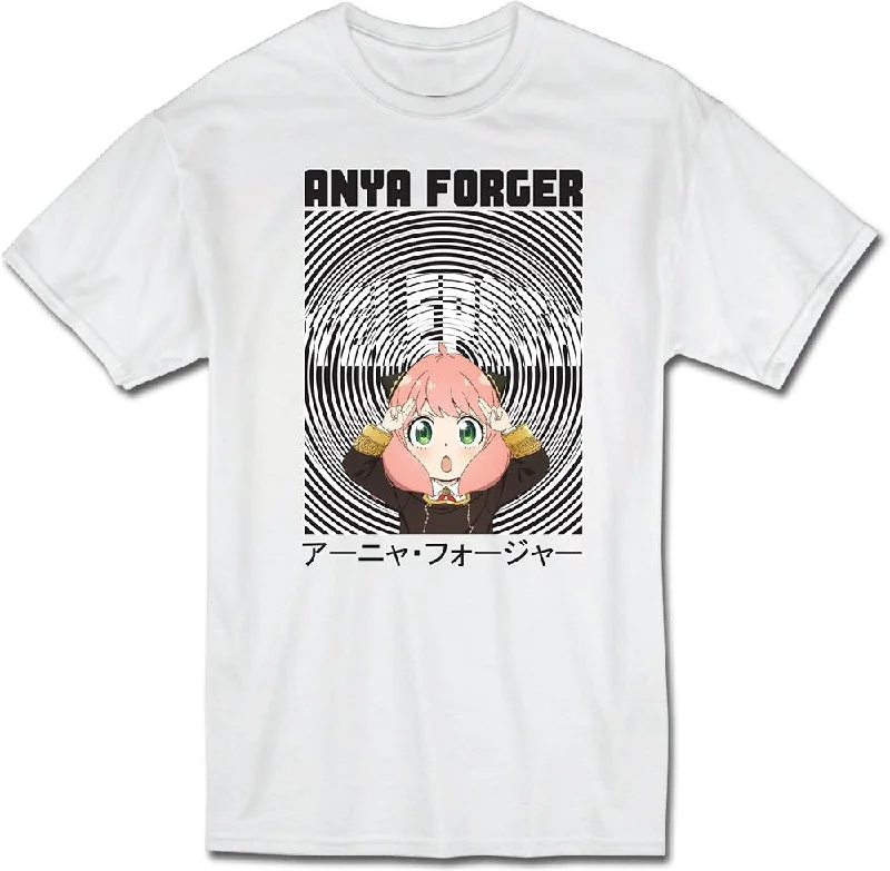 men's comfortable print tees -SPY X FAMILY - TELEPATH ANYA FORGER T-SHIRT