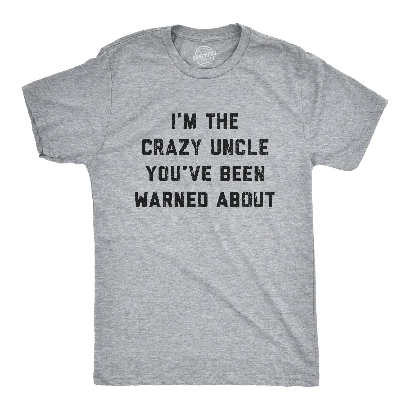 men's loose fit t-shirts -Crazy Uncle Men's T Shirt