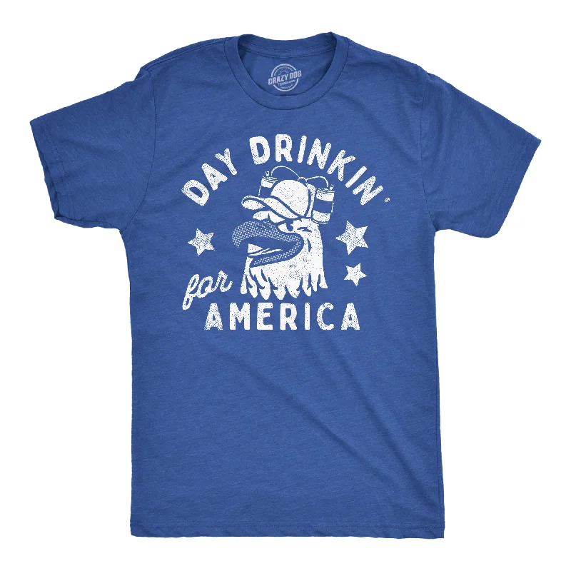 men's sport t-shirts -Day Drinkin For America Men's T Shirt