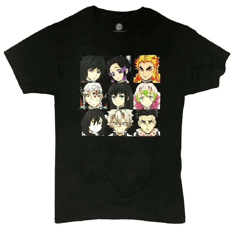 men's fun graphic print t-shirts -DEMON SLAYER - HASHIRA T-SHIRT