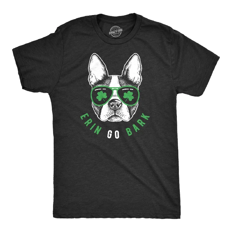 men's funny t-shirts -Erin Go Bark Men's T Shirt