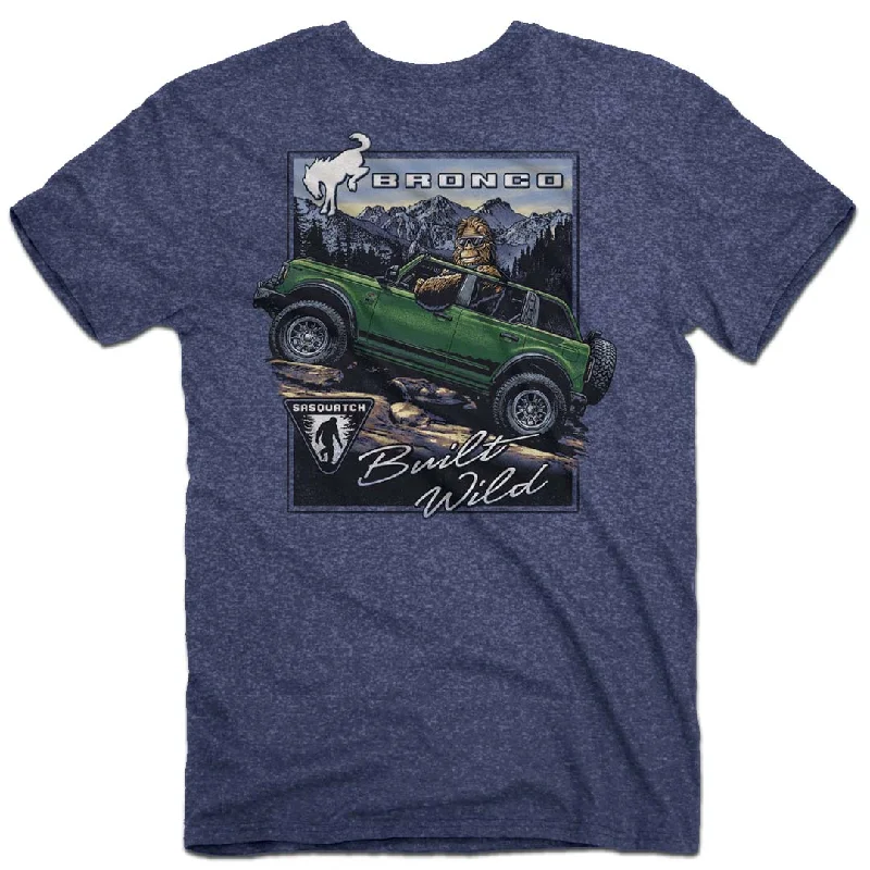 men's graphic print tees for casual wear -Ford Bronco - Sasquatch T-Shirt