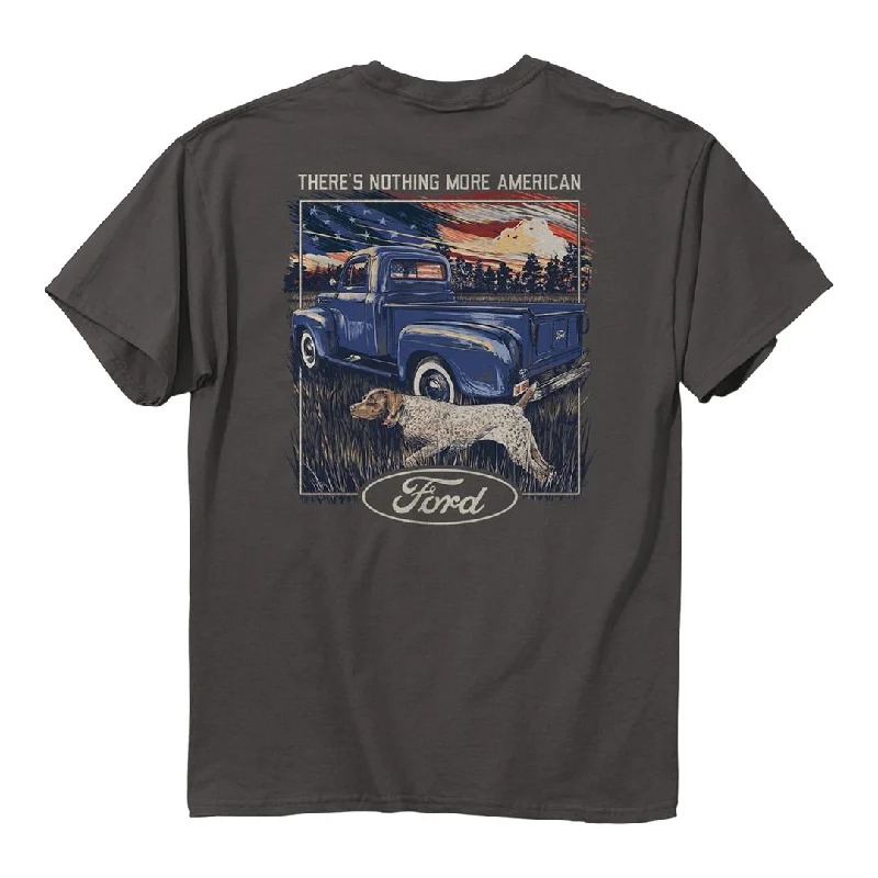 men's loose fit t-shirts -Ford - F-1 American Truck T-Shirt