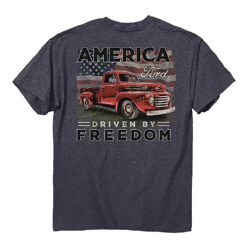 men's comfortable print tees -Ford - F1 1949 Vintage Truck T-Shirt