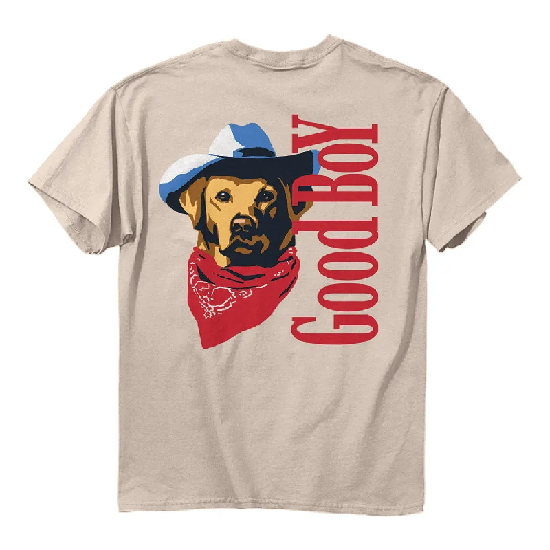 men's printed t-shirts -Good Boy - Cowboy T-Shirt