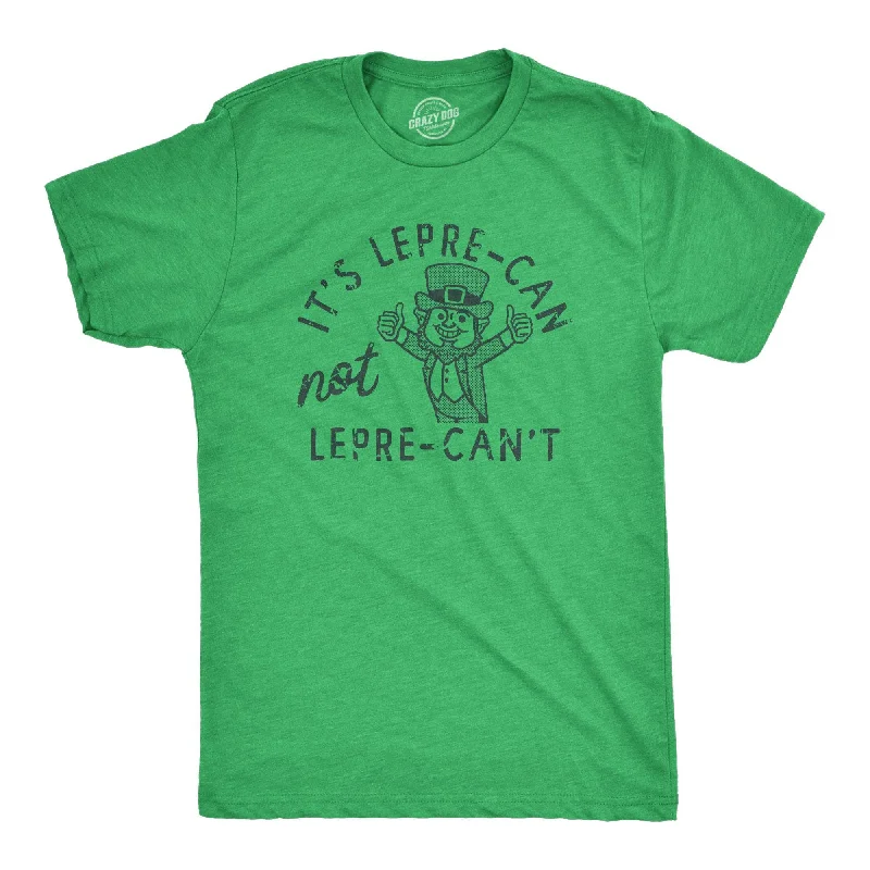 men's summer t-shirts -Its Lepre Can Not Lepre Cant Men's T Shirt