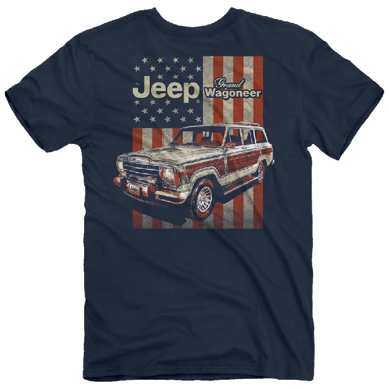 men's oversized graphic t-shirts -Jeep - American Pie T-Shirt