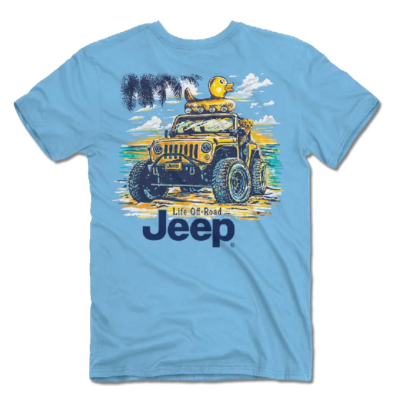 men's basic t-shirts -Jeep - Beach Duck T-Shirt