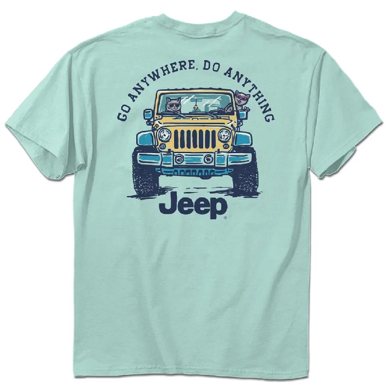 men's soft and breathable t-shirts -Jeep - Cat Ride T-Shirt