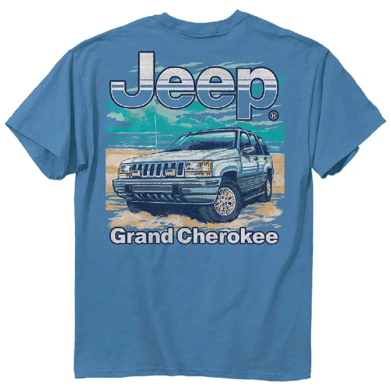 men's slim-fit graphic t-shirts -Jeep - Grand Cherokee Coast T-Shirt