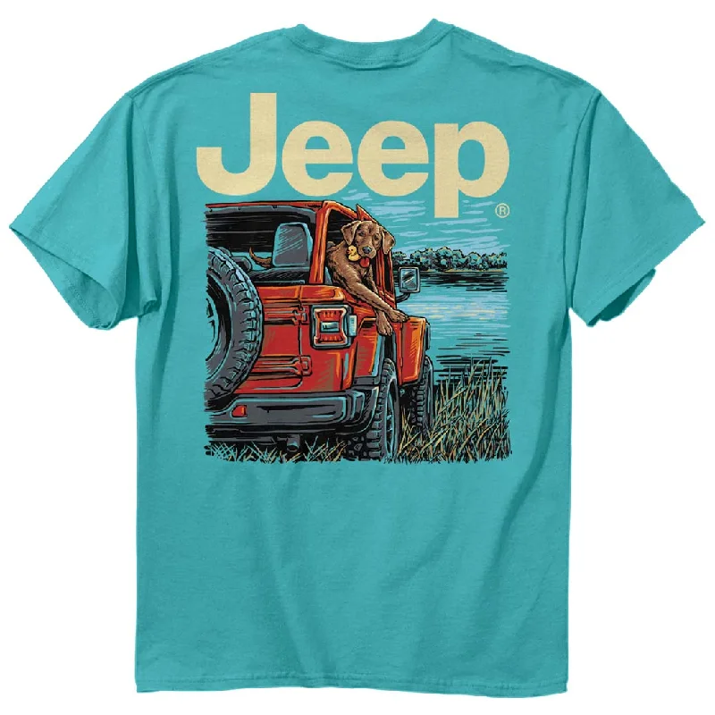 men's streetwear t-shirts -Jeep - Happy Tails T-Shirt