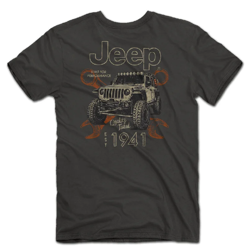 men's designer printed t-shirts -Jeep - Garage T-Shirt