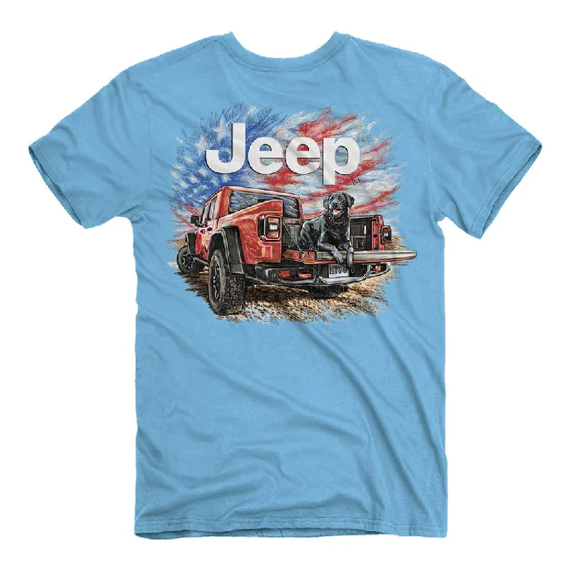 men's funny printed t-shirts -Jeep - Glad Lab T-Shirt