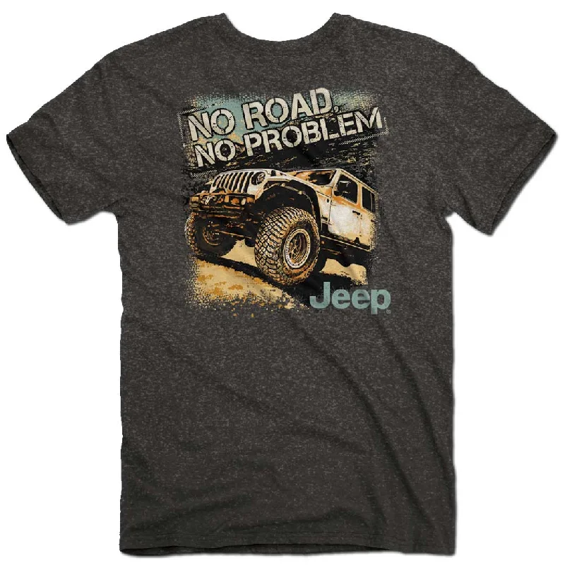 men's loose fit t-shirts -Jeep - No Problem T-Shirt