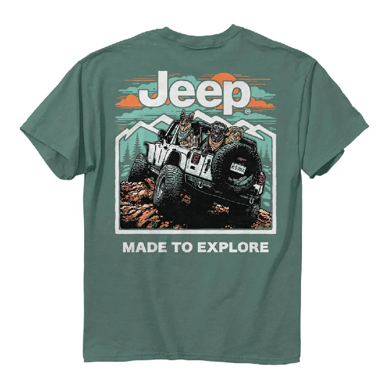 men's high-performance t-shirts -Jeep - Off-Road Trip T-Shirt