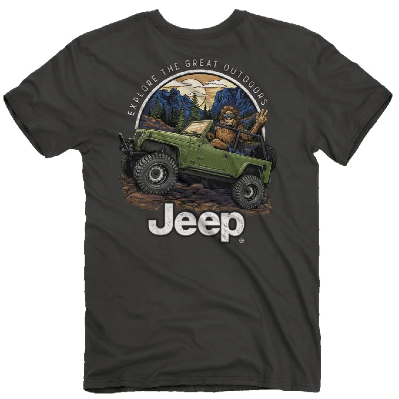 men's modern design t-shirts -Jeep - Sasquatch T-Shirt