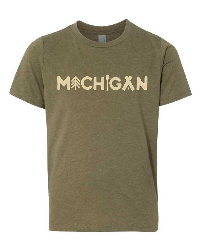 men's classic t-shirts -Michigan Outdoors Kids T-Shirt