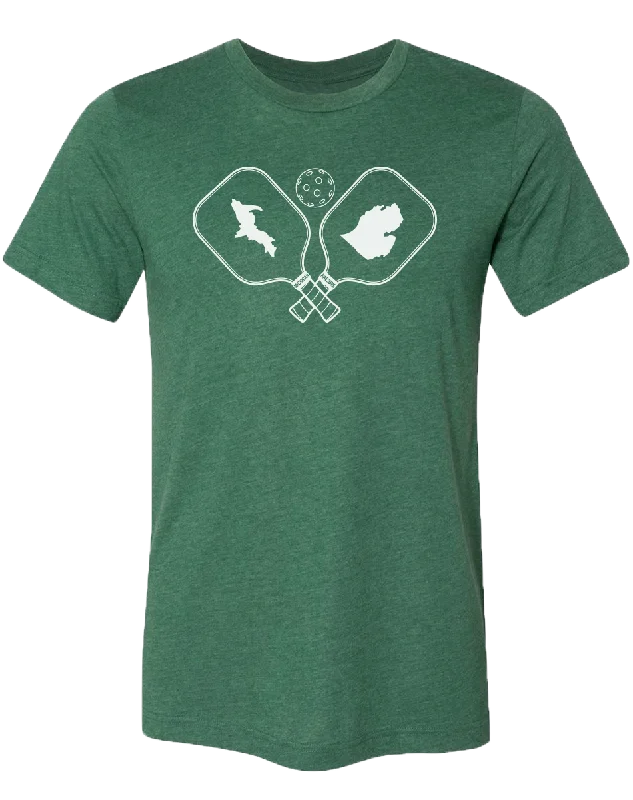 men's breathable t-shirts -Pickleball Michigan Unisex T-Shirt