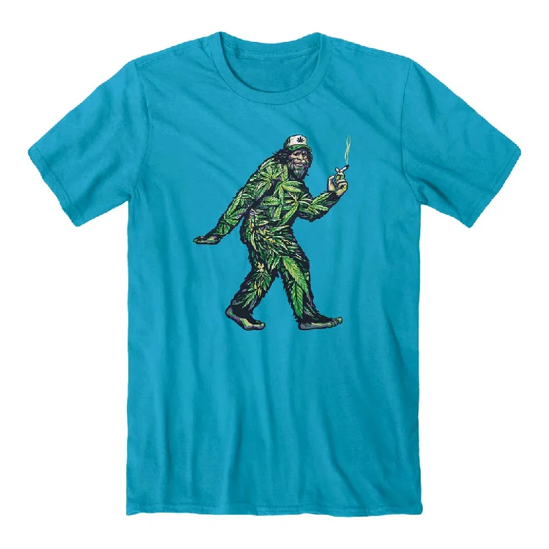 men's trendy t-shirts -JEDCo - Pot Squatch T-Shirt