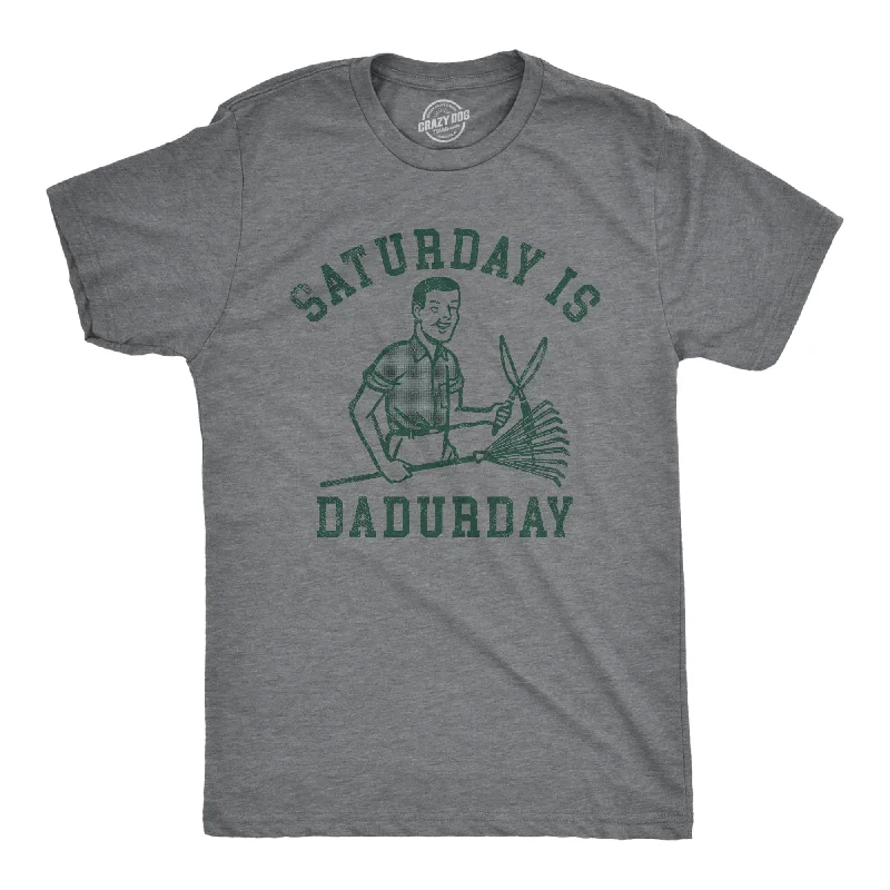 men's comfortable t-shirts -Saturday Is Dadurday Men's T Shirt