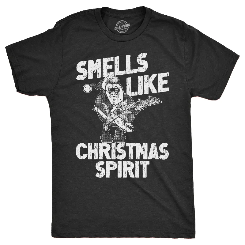 men's casual wear t-shirts -Smells Like Christmas Spirit Men's T Shirt