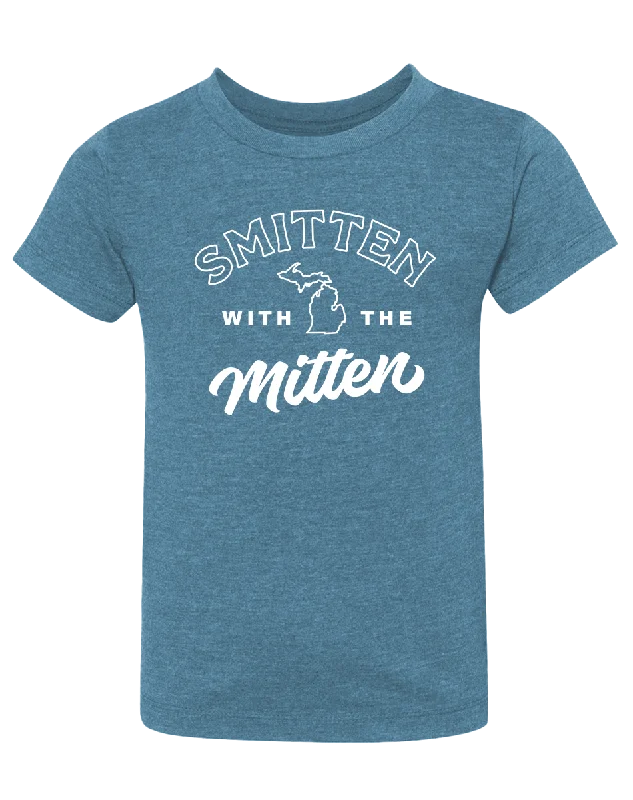 men's plain t-shirts -Smitten with the Mitten Kids T-Shirt