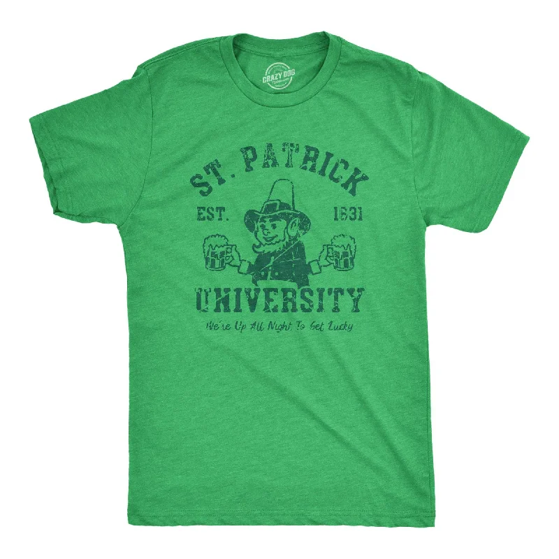 men's eco-friendly t-shirts -St Patrick University Men's T Shirt