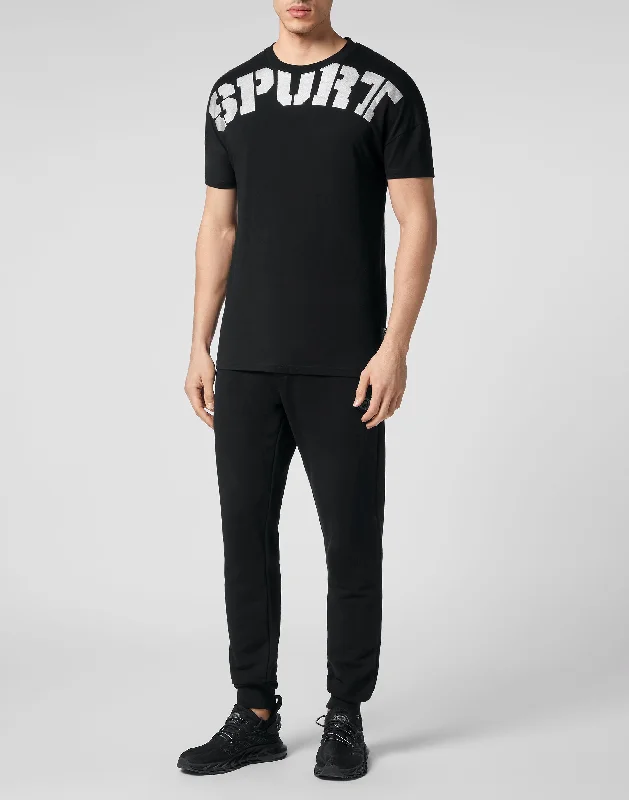 men's statement t-shirts -T-shirt Round Neck SS