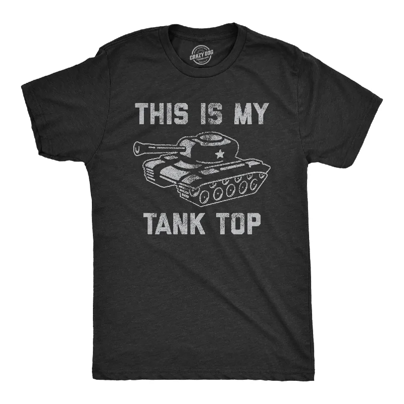 men's oversized graphic t-shirts -This Is My Tank Top Men's T Shirt