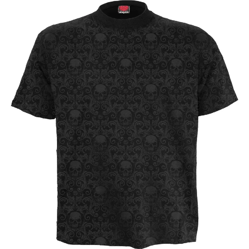 men's fashion-forward t-shirts -URBAN FASHION - Scroll Impression T-Shirt