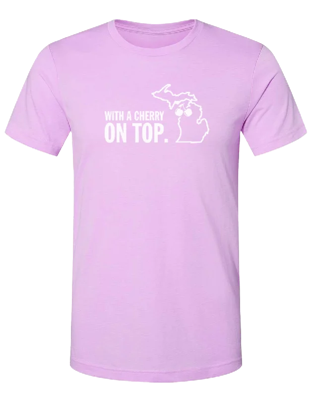 men's light t-shirts for summer -With A Cherry On Top Unisex T-Shirt