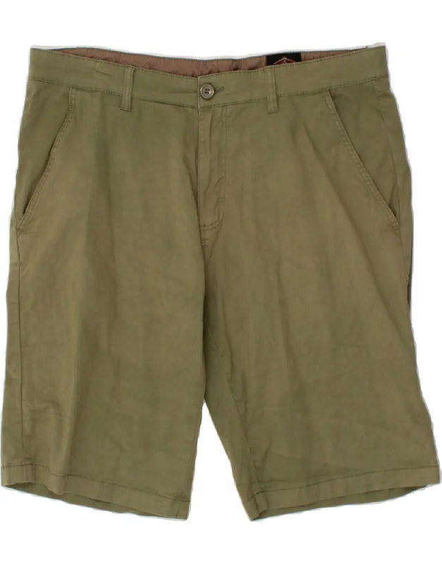 men's formal dress shirts -BEAR Mens Chino Shorts W38 XL  Green