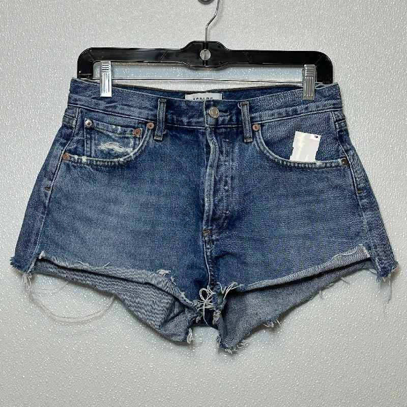 men's cotton shirts -Denim Shorts Agolde, Size 2