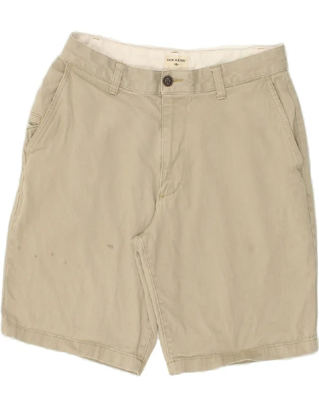 men's comfortable work shirts -DOCKERS Mens Cargo Shorts W30 Medium  Beige Cotton