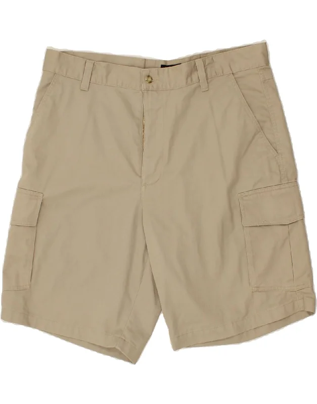 men's stylish office shirts -DOCKERS Mens Cargo Shorts W38 XL Beige Cotton