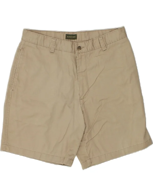 men's breathable button-up shirts -DOCKERS Mens Chino Shorts W36 Large Green Cotton