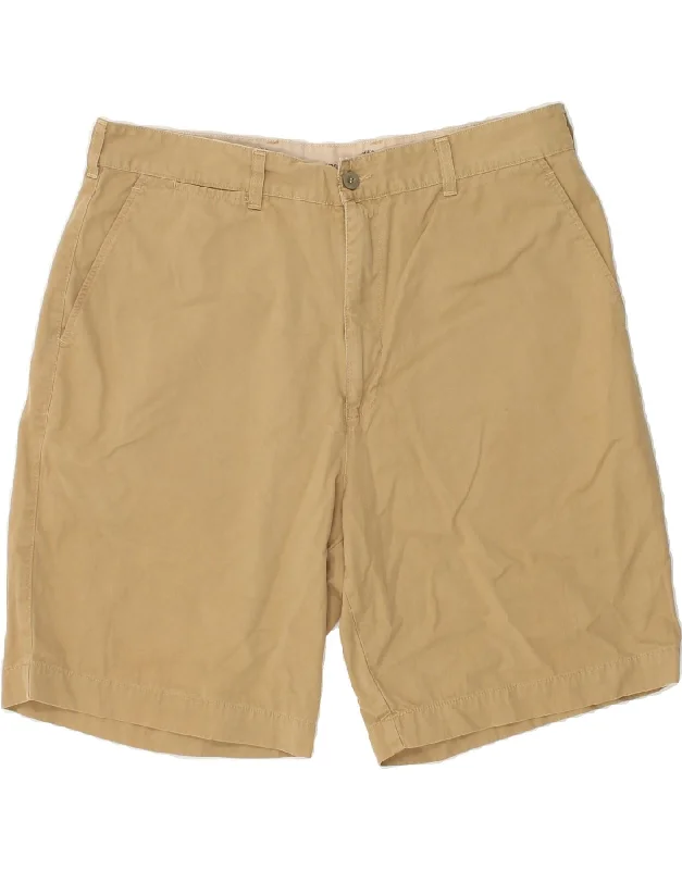 men's stylish short-sleeve shirts -DOCKERS Mens Chino Shorts W38 XL Beige Cotton