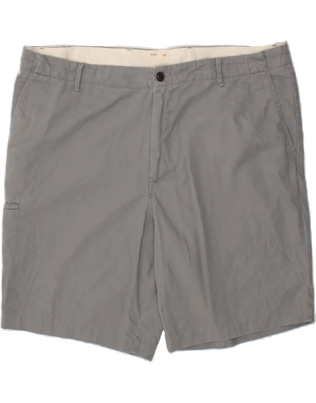 men's designer shirts -DOCKERS Mens Chino Shorts W42 2XL Grey Cotton