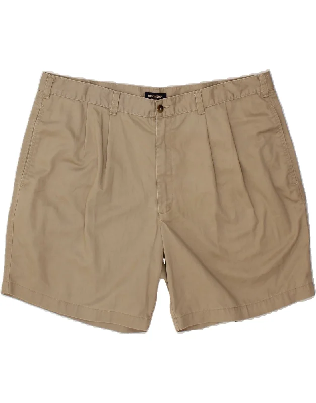 men's stylish shirts -DOCKERS Mens Pegged Chino Shorts W42 2XL Beige Cotton