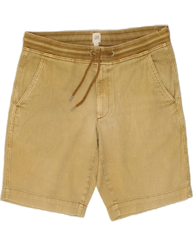 men's lightweight shirts -GAP Mens Denim Shorts Medium W32 Beige Cotton