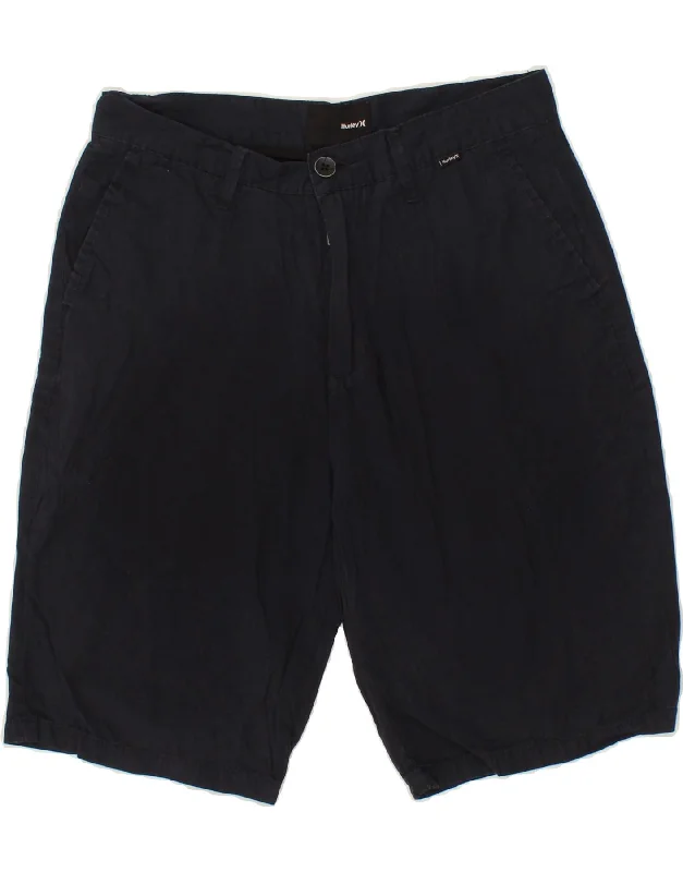 men's high-quality shirts -HURLEY Mens Chino Shorts W28 Small Navy Blue